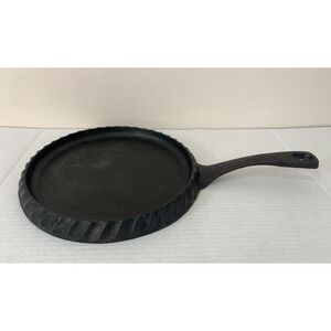 Paula Deen Heavy Cast Iron Pancake Hoecake 10" Round Griddle B176